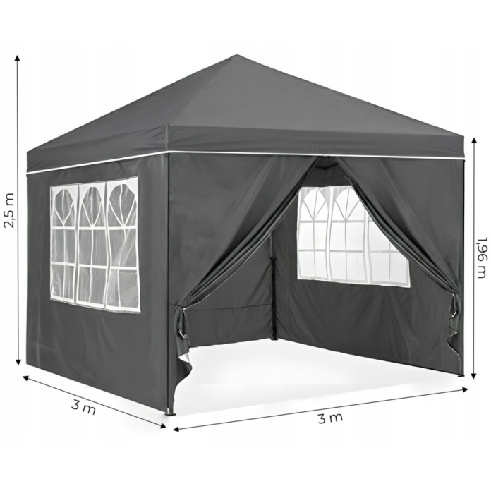 Specyfikacja pawilonu ogrodowego 3x3 m